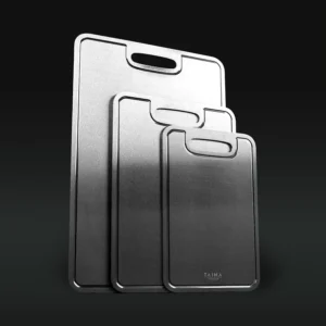 Certified Pure Titanium Cutting Board Set (S+M+L).